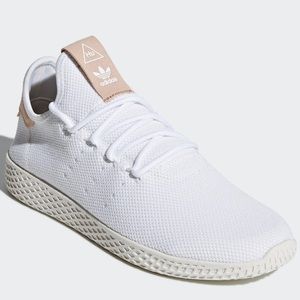 ADIDAS X PHARRELL WILLIAMS TENNIS HU, WHITE LINEN